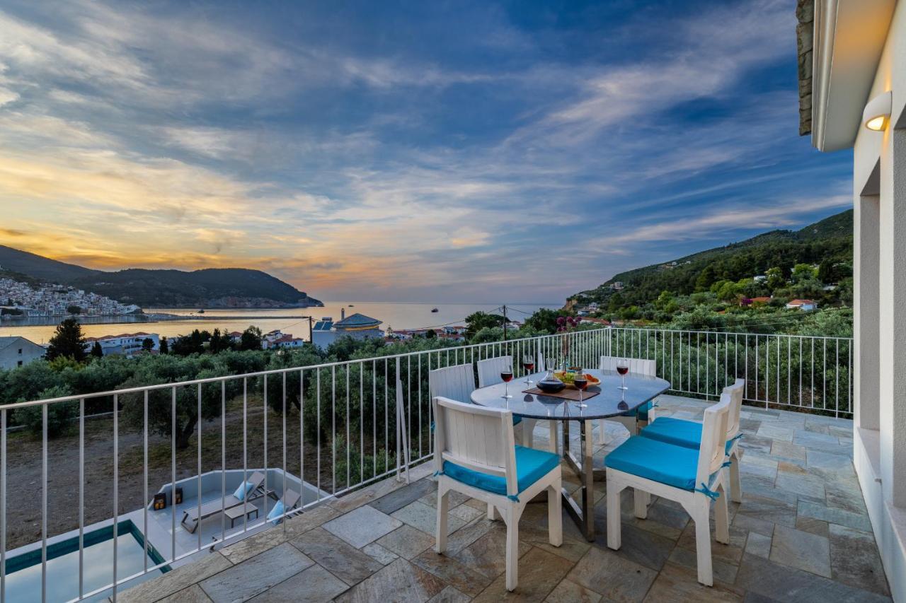 Sunshine Pool Villa Skopelos Zewnętrze zdjęcie